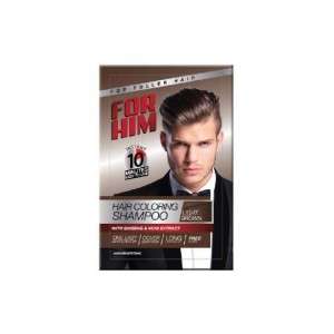 For Him Hair Coloring Shampoo Light Brown- 30ml
